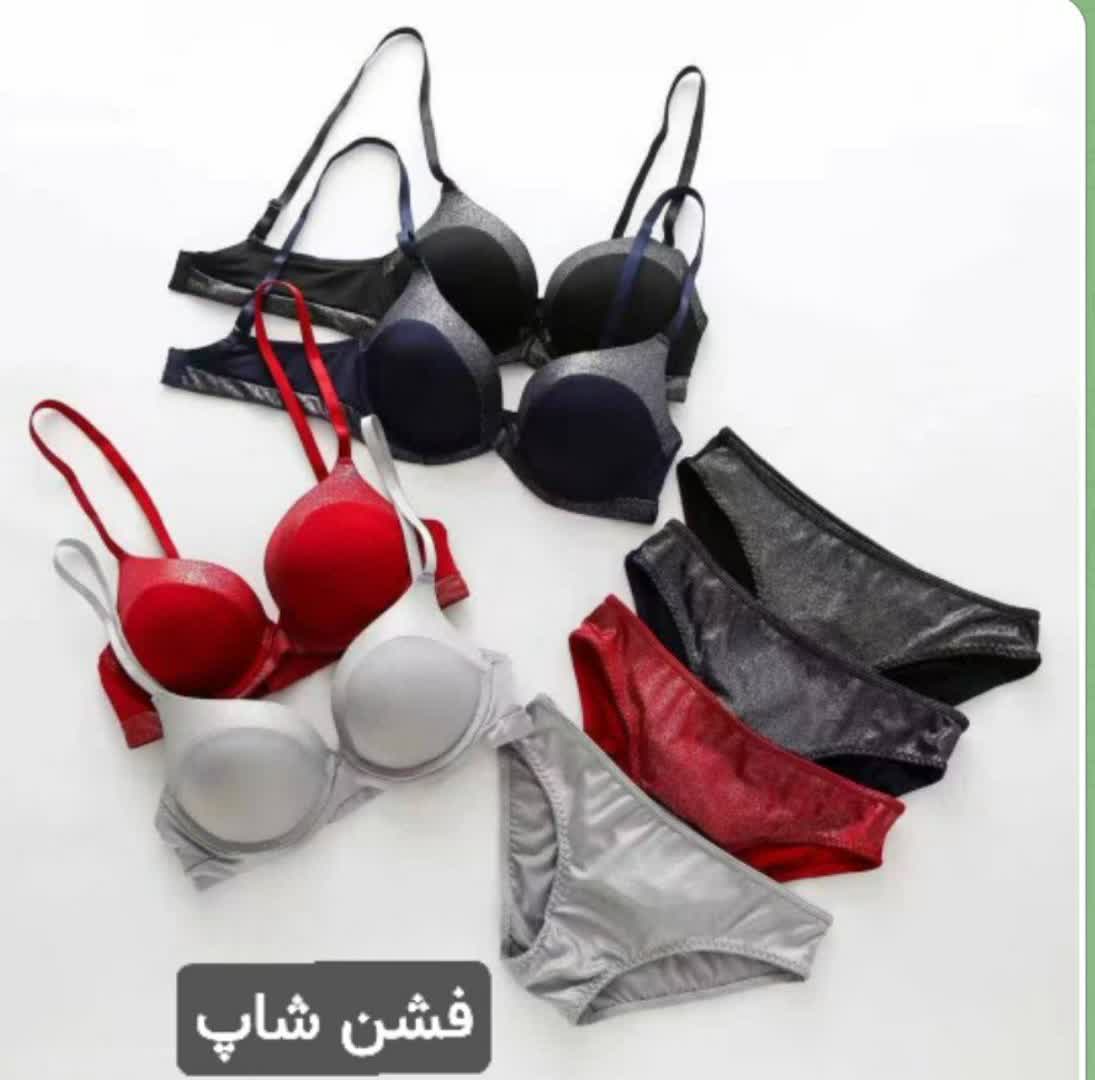 شورت و سوتین ست  فنر دار اسفنجی لمه وارداتی