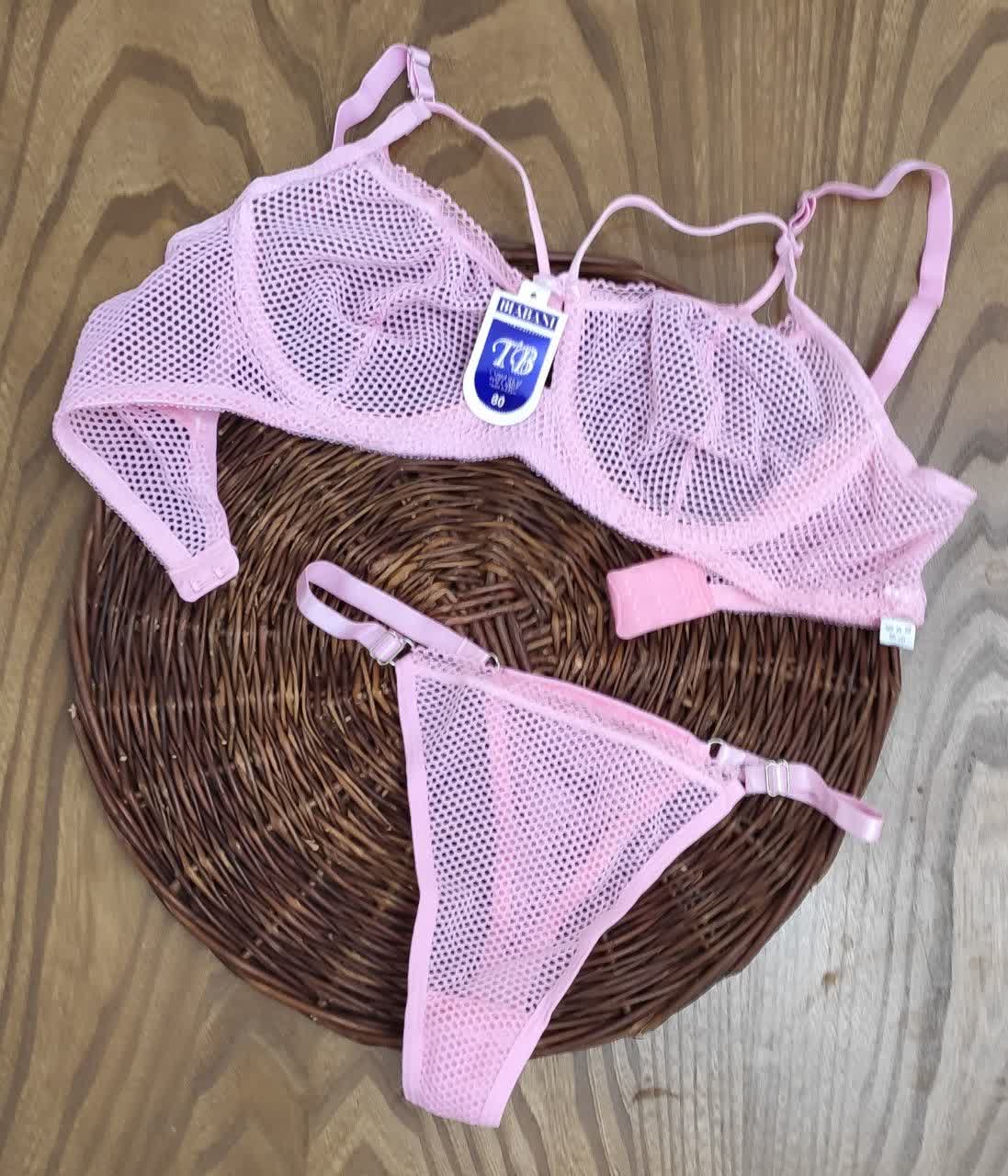 ست شورت و سوتین سوزنی زیر فنر دار هارنس دار